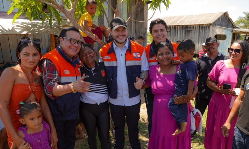 Adail Filho realiza ação de ajuda humanitária na zona rural de Coari