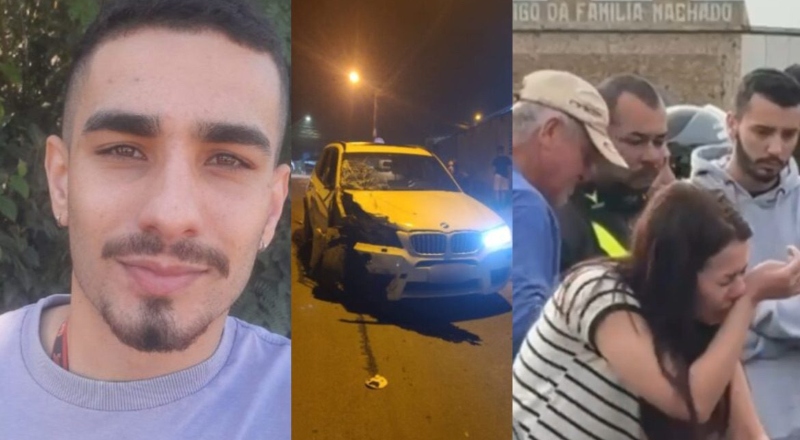 Família se desespera após motoboy morrer ao ser atingido por ‘playboy’ de BMW, enquanto trabalhava; veja vídeo