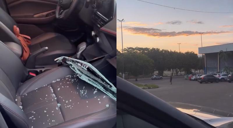 Mulher denuncia “máfia dos flanelinhas” após até carro arrombado próximo ao Sambódromo; veja vídeo