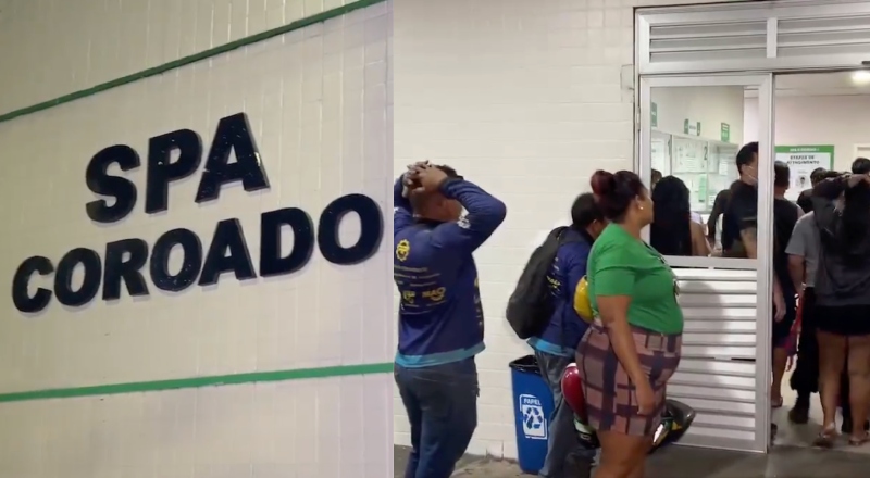 Marido se revolta após mulher esperar 4h com dor por atendimento no SPA do Coroado: “péssimo hospital”; veja vídeo