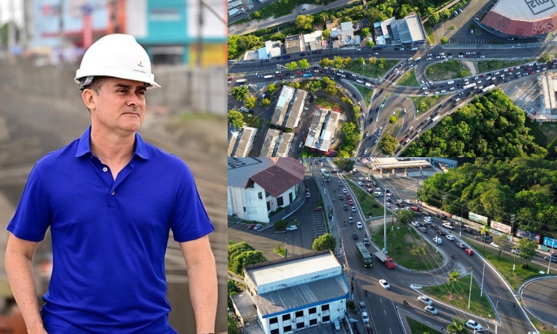 Prefeito David Almeida anuncia construção do viaduto ‘Passarão’ para desafogar o trânsito na zona Oeste de Manaus