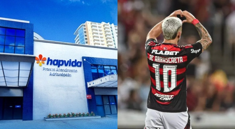 Hapvida será nova patrocinadora do Flamengo e deve estampar as costas do uniforme rubro-negro