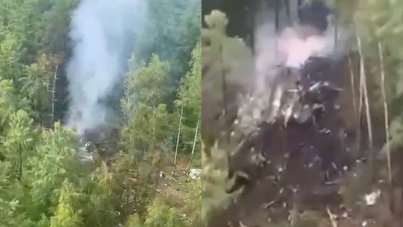 Avião desaparecido com 49 pessoas é encontrado em chamas na Rússia; veja vídeo