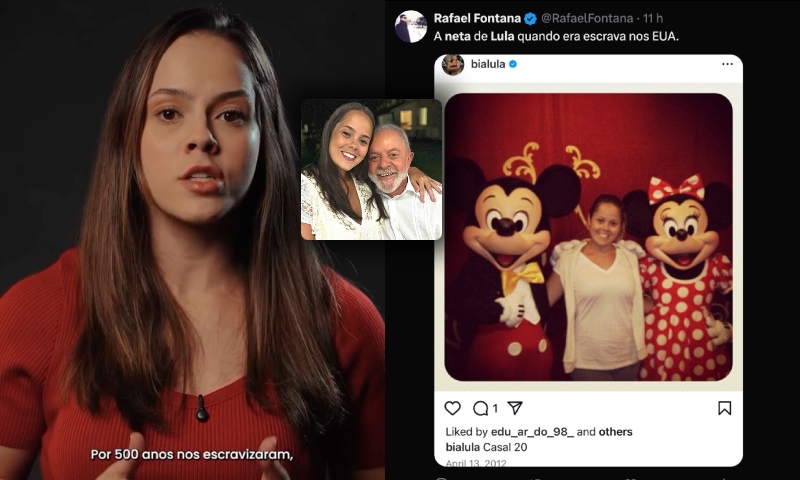 Neta de Lula vira meme após gravar vídeo dizendo que os “EUA escravizam o Brasil há 500 anos”; veja