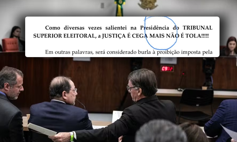 Juiz do Supremo comete erro de português em decisão que adverte Bolsonaro