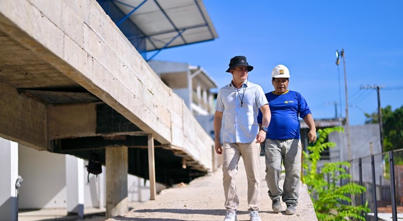 Prefeito David Almeida fiscaliza obras de UBSs e reforça compromisso com saúde de qualidade para todos