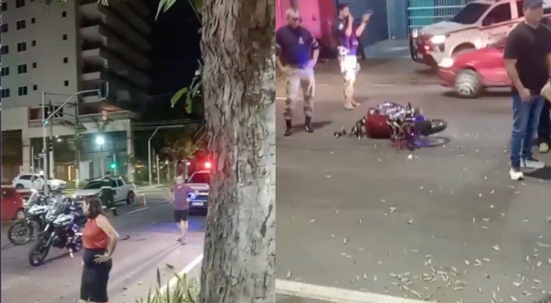 Tragédia: entregador de lanche morre em grave acidente no Adrianópolis; veja vídeo