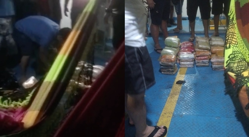 A casa caiu: grande quantidade de drog4s é encontrada em barco com destino a Manaus; veja vídeos