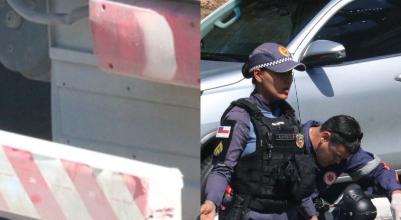 Mulher é arrastada por caminhão durante grave acidente de moto na zona Leste de Manaus