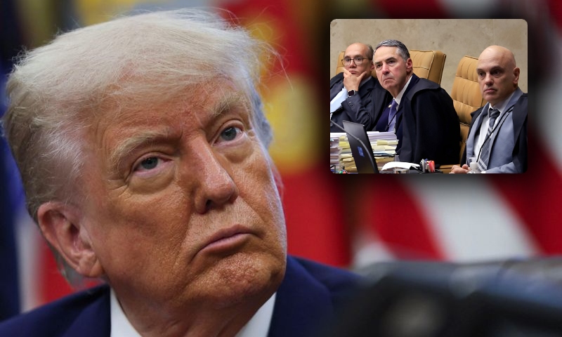 Trump planeja sancionar três ministros do Supremo Tribunal Federal com a Lei Magnitsky
