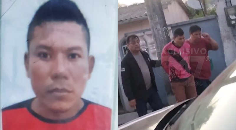 Homem que matou esposa a facadas após culto de libertação é preso em Manaus; veja vídeos