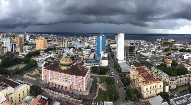 Manaus pode ter pancadas de chuva e trovoadas nesta terça-feira (29), alerta Inmet