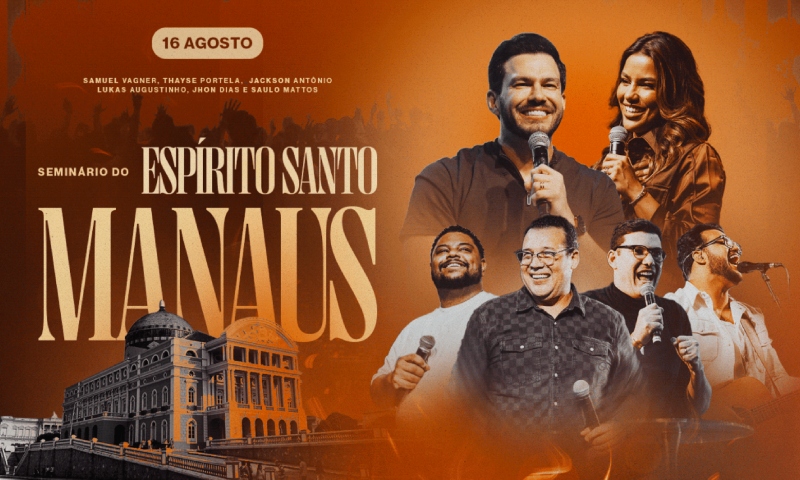 Manaus recebe a primeira edição do Seminário do Espírito Santo no dia 16 de agosto; saiba mais