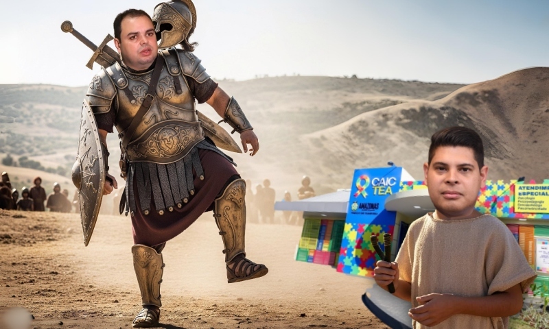 “Que nem Davi e Golias”: Roberto Cidade usa toda estrutura política para roubar a autoria do projeto do CAIC dos autistas