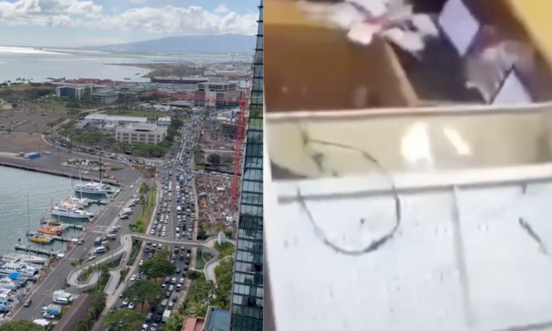 Desesperador: moradores do Havaí começam a fugir da costa da ilha em meio a alerta de tsunami; veja vídeos