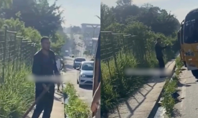 “Eles são Vida Loka”: motoristas de ‘amarelinhos’ são filmados na porrada na ZL de Manaus; veja vídeo