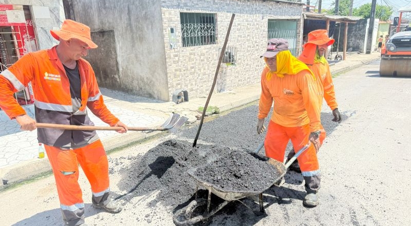 Prefeitura de Manaus avança com serviços do ‘Plano de Verão’ na zona Leste