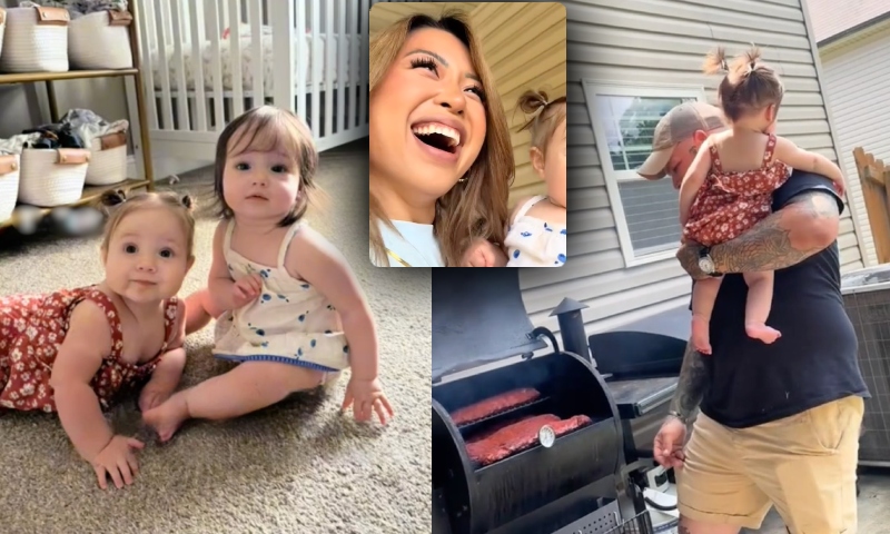 “Seu marido é distraído?”: mãe troca a filha por bebê de amiga e pai da criança nem percebe; veja vídeo