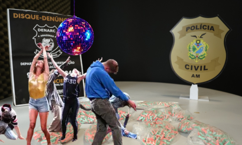 Não vai ter ‘frito’ na rave: PC apreende carga de ecstasy vinda de SP para Manaus