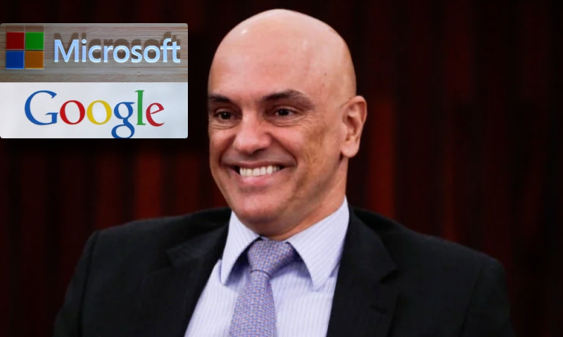 Google e Microsoft devem ignorar Lei Magnitsky contra Ministro Alexandre de Moraes
