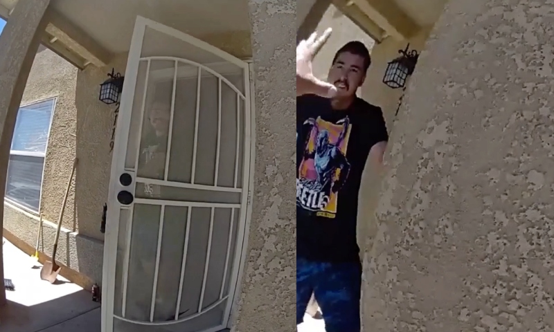 ‘Amostradinho’ aponta arma falsa para policial e o pior acontece; veja vídeo