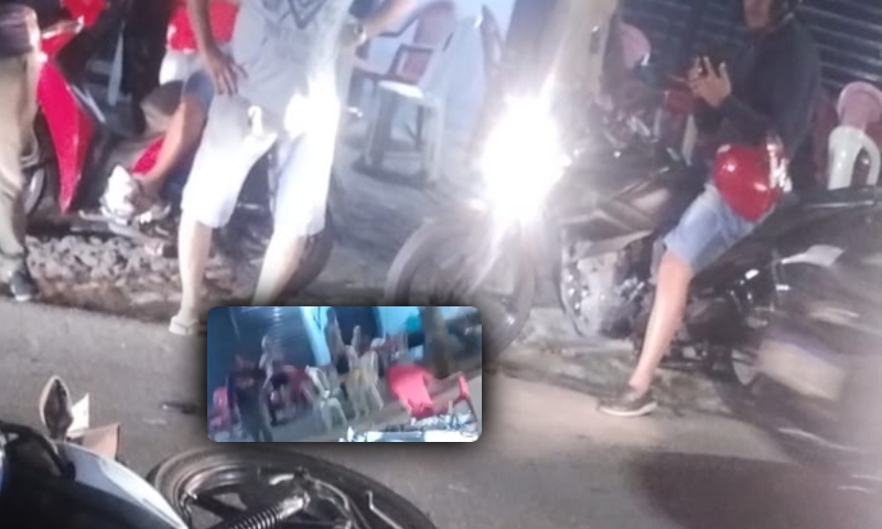 Tragédia no Educandos: motociclista morre em acidente com caminhão de lixo; veja vídeo