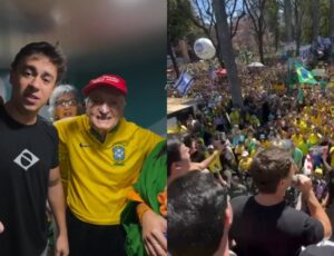 Nikolas Ferreira participa de manifestação em Belo Horizonte: "Reaja Brasil!"; veja vídeo