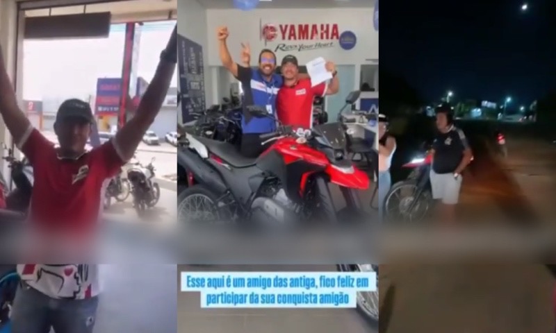 Tragédia: homem morre em acidente horas após realizar o sonho de comprar sua moto; veja vídeo