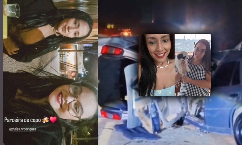 “Parceiras de copo”: lindas jovens morrem em acidente de trânsito após noite de bebedeira; veja vídeo