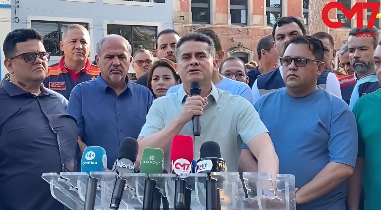 Prefeitura de Manaus promove mutirão no Centro com ações de infraestrutura e limpeza