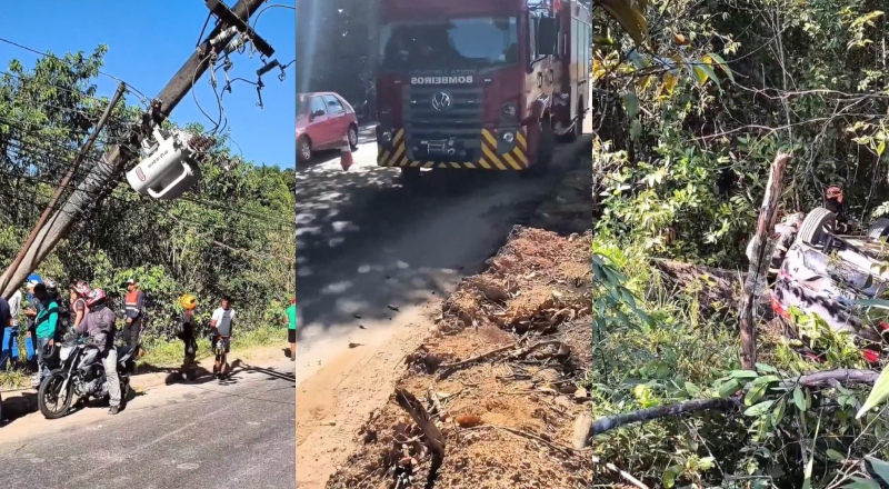 Urgente: motorista morre em grave acidente na avenida do Turismo