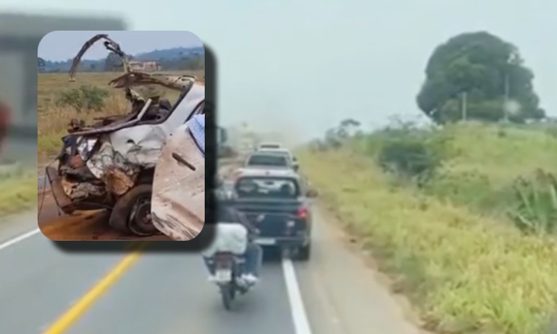 Tragédia: quatro pessoas da mesma família morrem em acidente na BR-364; veja vídeo