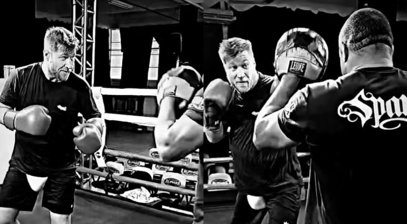 Diego Alemão, campeão do ‘BBB’,  treina para luta contra Popó: ‘A porrada vai cantar’; veja vídeo