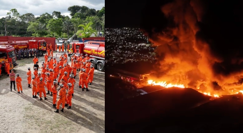 Corpo de Bombeiros emite nota oficial sobre incêndio incontrolável em fábrica de Manaus; veja