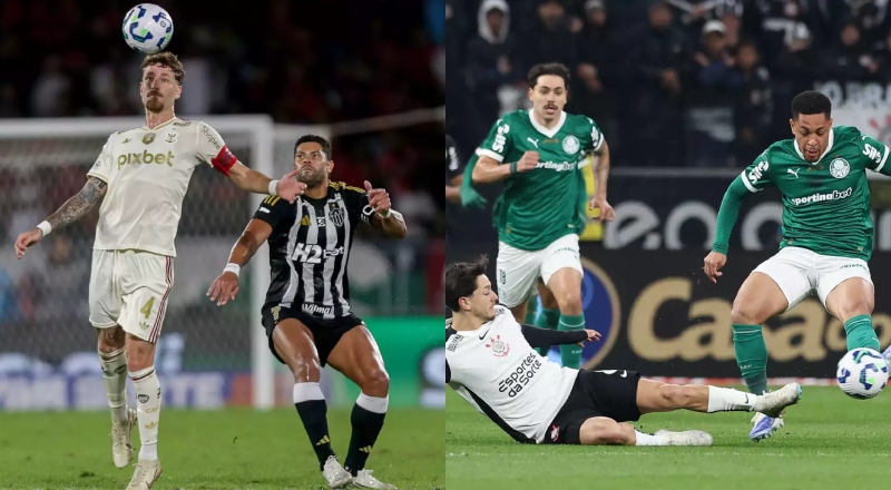 Flamengo e Palmeiras buscam viradas para avançar na Copa do Brasil