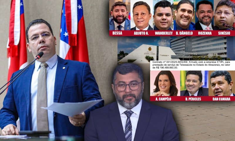 Wilker Barreto denuncia e os deputados silenciam: escândalo do contrato sem licitação de R$ 196 milhões na Saúde do Amazonas
