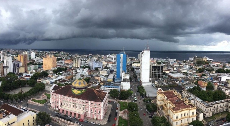 Verão amazônico: Manaus terá sol, nuvens e pancadas de chuva nesta quarta-feira (7)
