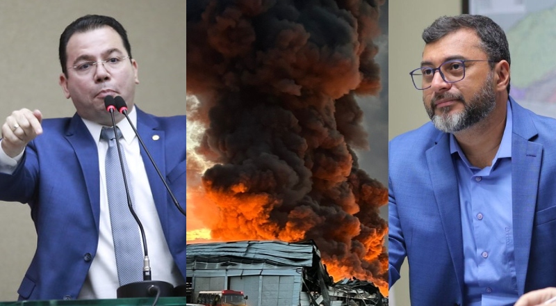 Deputado Wilker Barreto cobra governador Wilson Lima após incêndio em Manaus: “Isso é responsabilidade do Estado!”; veja vídeo
