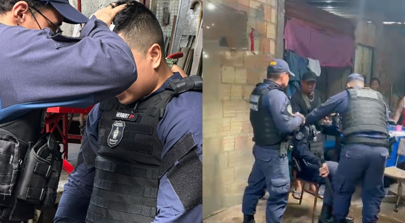 Ambulantes irregulares flagrados com alimentos vencidos agridem guardas municipais durante reordenamento do Centro de Manaus