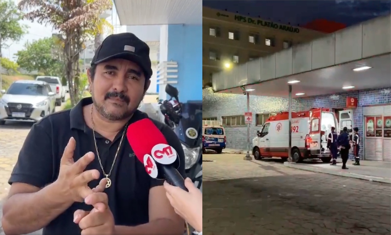 “Meu avô morreu por causa de negligência médica”, diz homem que denunciou descaso no Hospital Platão Araújo; veja vídeo
