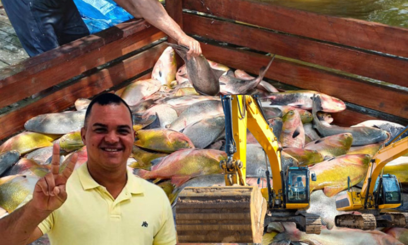 Prefeito de Benjamin Constant gasta mais de R$1,5 milhão com empresa que cria peixes para consertar carros e máquinas pesadas