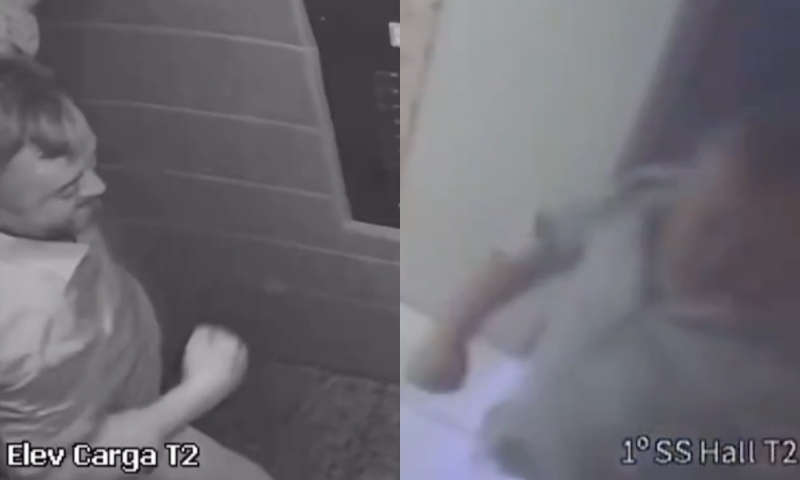 Mais um ataque no elevador: empresário espanca a esposa com socos e cotoveladas até ela cair; veja vídeo