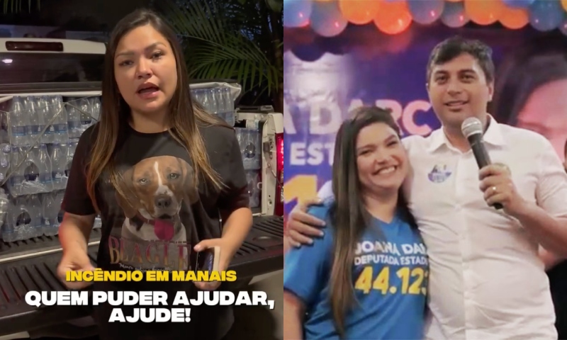 Mesmo sendo aliada de Wilson Lima, Joana Darc foi pedir doações aos bombeiros e escancarou o descaso do Governo com a corporação