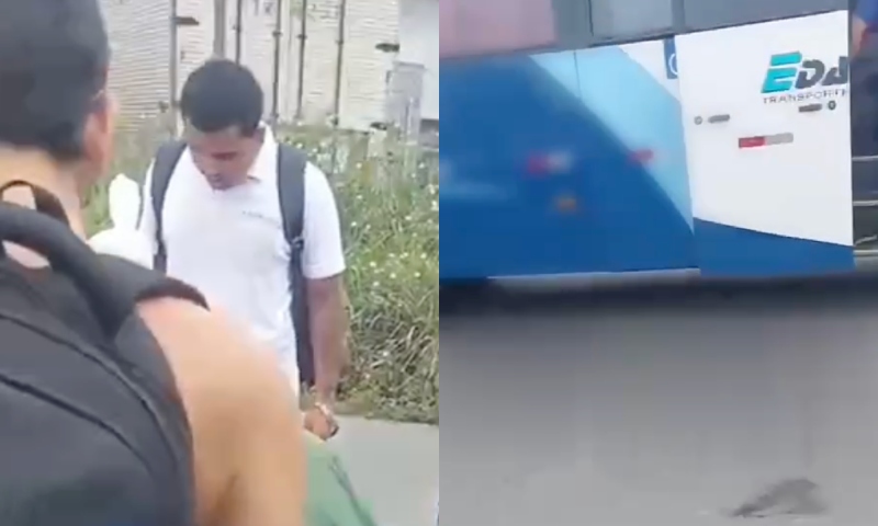 Vulgo ‘Lalau’,  que é viciado em roubar igrejas, recebe ‘carinho’ da população no Santa Etelvina; veja vídeo