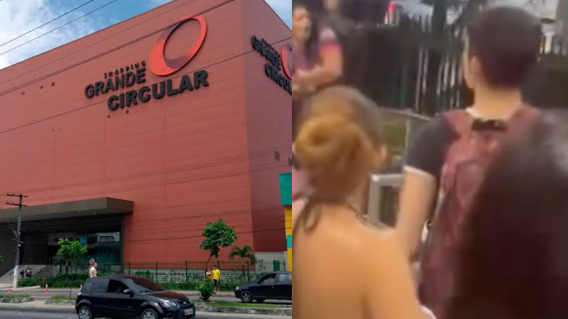 Vendedora destemida impede ‘ladra da beleza’ dentro do  Shopping Grande Circular; veja vídeo