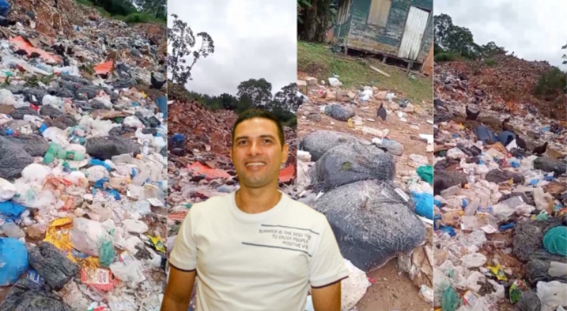 Doença e descaso: lixo invade ruas e Dr. Lázaro ignora apelo da população de Fonte Boa