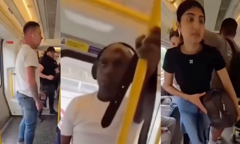 ‘Taradão’ recebe dura lição dos passageiros após abaixar as calças no meio do trem; veja vídeo