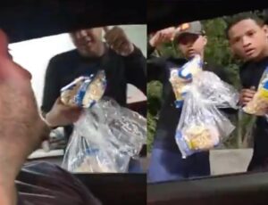 Influencer tenta ajudar vendedores de rua no RJ e acaba tendo celular furtado; veja vídeo