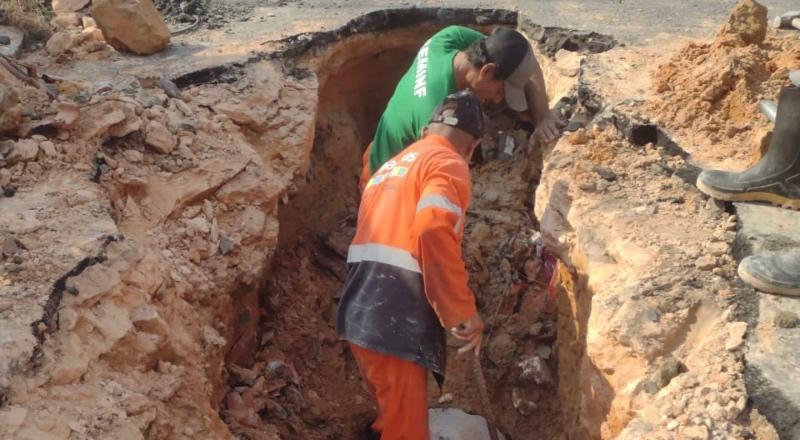 Prefeitura de Manaus inicia obra emergencial para recuperar rede de drenagem no Colônia Santo Antônio