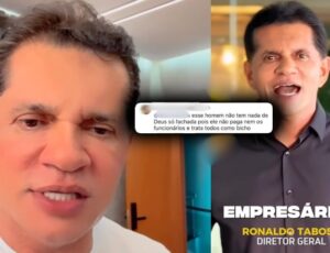 Ex-vereador Ronaldo Tabosa é criticado após anunciar empreendimento “cristão”: “não paga nem os funcionários e trata todos como bicho”